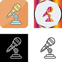 Microphone Icon Design vector