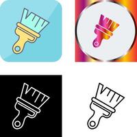 Paint Brush Icon Design vector