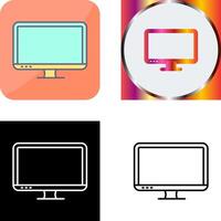 diseño de icono de pantalla lcd vector