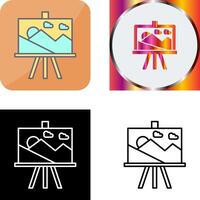 Canvas Icon Design vector
