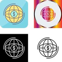 Globe Icon Design vector