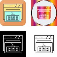 Keyboard Icon Design vector