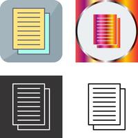 Document Icon Design vector