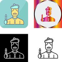 Artist Icon Design vector