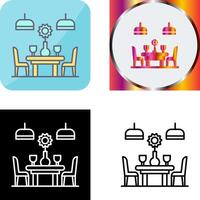 Table Icon Design vector