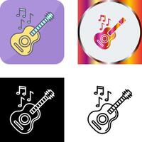 diseño de icono de guitarra vector