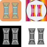 Column Icon Design vector