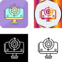 Synchronization Icon Design vector