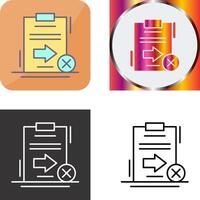 Send Failed Icon Design vector