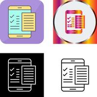 Check List Icon Design vector