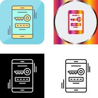 One Time Password Icon Design vector