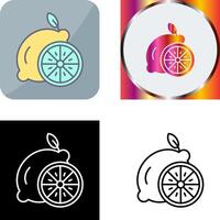 Lemon Icon Design vector