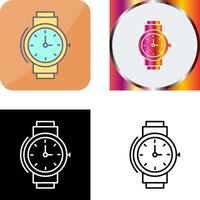 Wrist Watch Icon Design vector