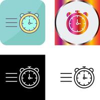 Stopwatch Icon Design vector