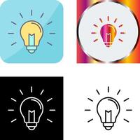 Light Bulb Icon Design vector