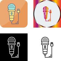 Microphone Icon Design vector