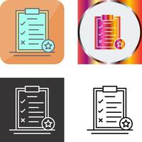 Task List Icon Design vector