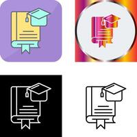 Graduation Icon Design vector