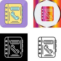 Phonebook Icon Design vector