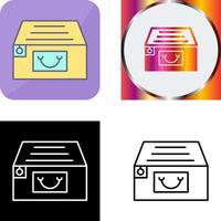 File Cabinet Icon Design vector