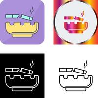 Broken Cigarette Icon Design vector