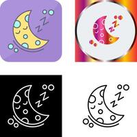 Sleeping Icon Design vector