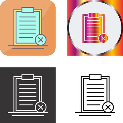 Rejected Icon Design