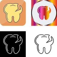 Tooth Icon Design vector