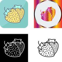 Strawberry Icon Design vector