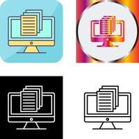 Document Icon Design vector