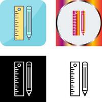 Ruler Icon Design vector