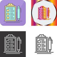 Check List Icon Design vector