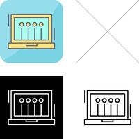 Laptop Icon Design vector