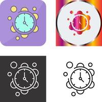 Clock Icon Design vector