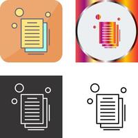 Document Icon Design vector