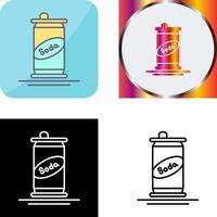 Soda Can Icon Design vector