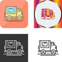 Delivery Truck Icon Design vector