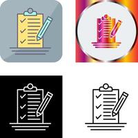 Check List Icon Design vector