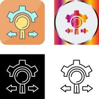 Research and Development Icon Design vector