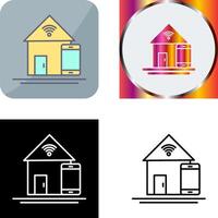 Home Automation Icon Design vector