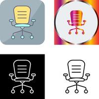 Office Chair Icon Design vector