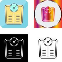 Weight Scale Icon Design vector