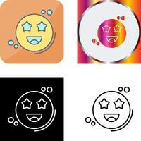 Starstruck Icon Design vector