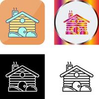 Cabin Icon Design vector