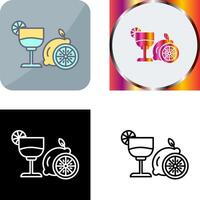 Lime Juice Icon Design vector