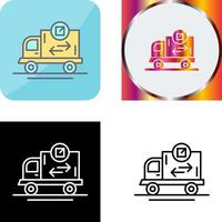 Delivery Truck Icon Design vector