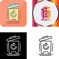 Bin Icon Design vector