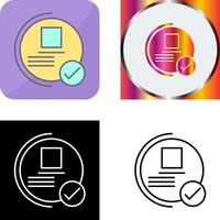 Guarantee Icon Design vector