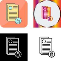 Privacy Icon Design vector