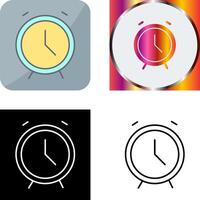 diseño de icono de reloj de alarma vector